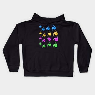 worm on a string Kids Hoodie